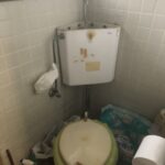 トイレ修理　水が止まらない【池田市鉢塚】