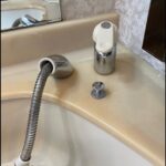 洗面所修理　シャワー水漏れ【愛知県名古屋市昭和区】
