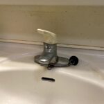 洗面所修理　水漏れ【愛知県名古屋市千種区】