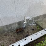 屋外の修理　水道管水漏れ【大阪府吹田市】