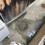 屋外の修理　水道管水漏れ【大阪府茨木市】