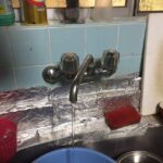 キッチン修理　混合水栓水漏れ【大阪府枚方市】