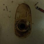 トイレ修理　床水漏れ【大阪府松原市】