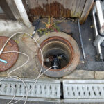 屋外の修理　下水詰まり【大阪府摂津市】