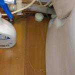 トイレ修理　床水漏れ【京都市左京区】