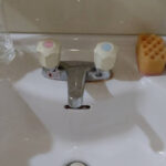 洗面所修理　蛇口水漏れ【愛知県名古屋市中村区】