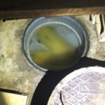 屋外の修理　トイレ詰まり【奈良県香芝市】原因は下水詰まり