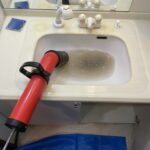 洗面所修理　排水詰まり【兵庫県伊丹市】