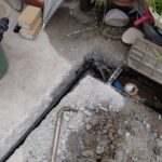 屋外の修理　漏水調査【大阪府茨木市】