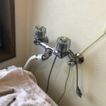洗面所修理　蛇口水漏れ【兵庫県三田市】