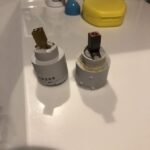 洗面所修理　蛇口水漏れ【京都市山科区】