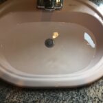 洗面所修理　洗面台排水口詰まり【大阪府茨木市】