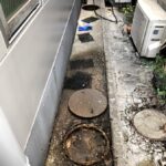 屋外の修理　下水詰まり【大阪市城東区】