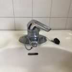 洗面所修理　蛇口水漏れ【大阪府豊中市】