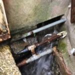 屋外の修理　水道管水漏れ【奈良県橿原市】