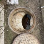 屋外の修理　汚水桝交換工事【大阪府茨木市】