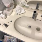 洗面所修理　蛇口水漏れ【愛知県名古屋市昭和区】