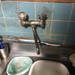 キッチン修理　蛇口水漏れ【京都市山科区】