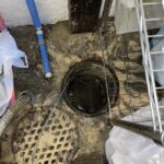 屋外の修理　排水詰まり【京都市北区】