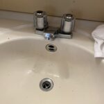 洗面所修理　蛇口水漏れ【兵庫県県神戸市北区】