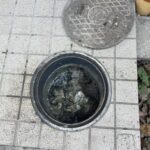 屋外の修理　下水詰まり【大阪府八尾市】