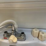 洗面所修理　蛇口水漏れ【大阪府豊中市】