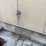 屋外の修理　給水管水漏れ【大阪市東住吉区】