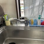 キッチン修理　蛇口水漏れ【愛知県名古屋市熱田区】