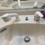 洗面所修理　水漏れ【愛知県名古屋市名東区】