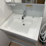 洗面所修理　蛇口水漏れ【大阪府堺市美原区】